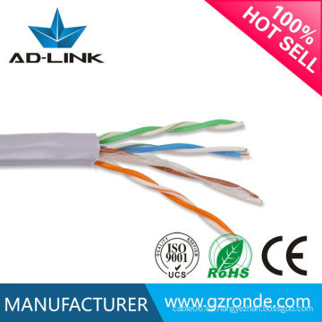 Guangzhou profesional cable fábrica Ronde alta calidad utp gato 5 cable lan